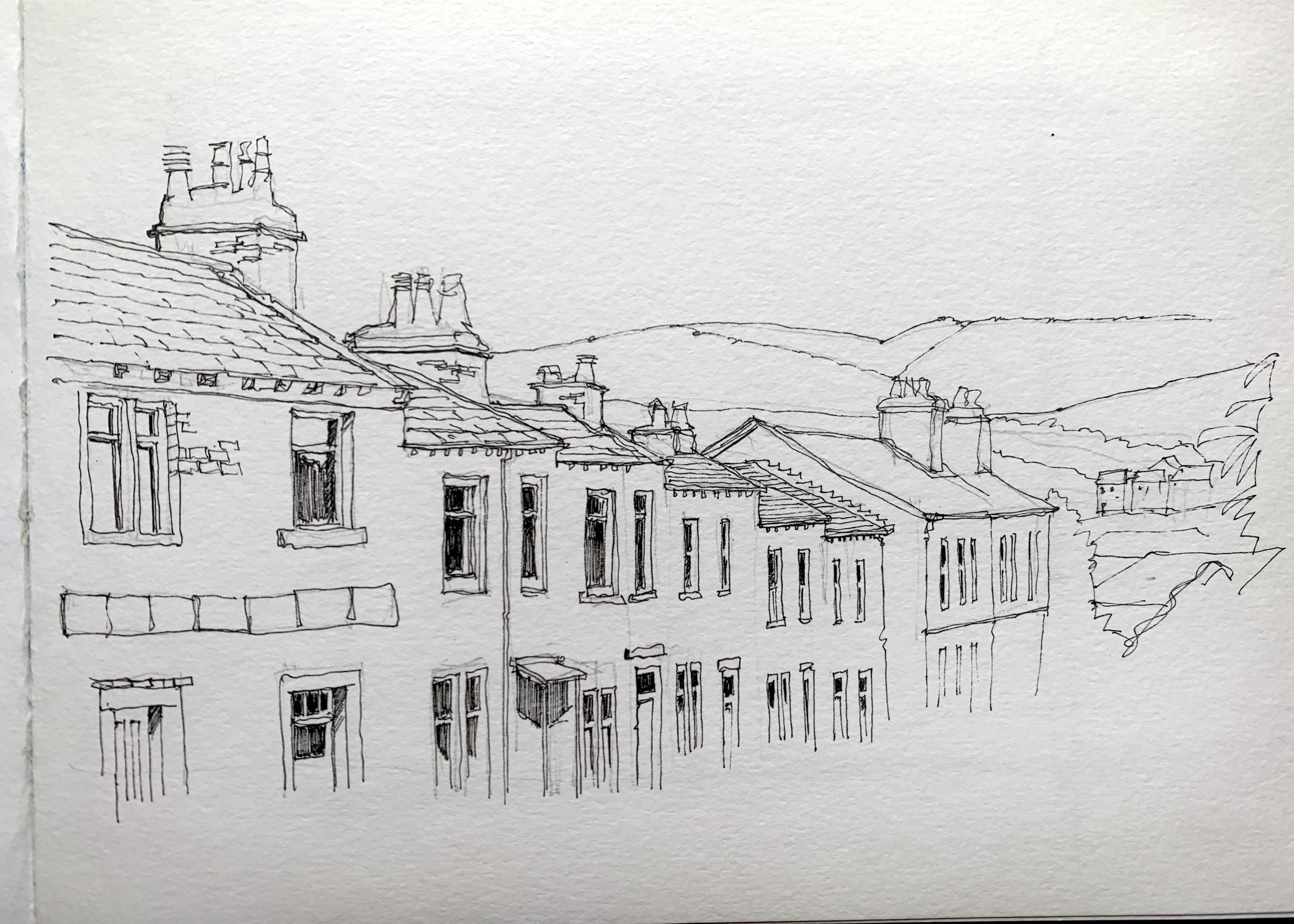 A quick and simple Line and wash Urban Sketching | tutorial … | Flickr