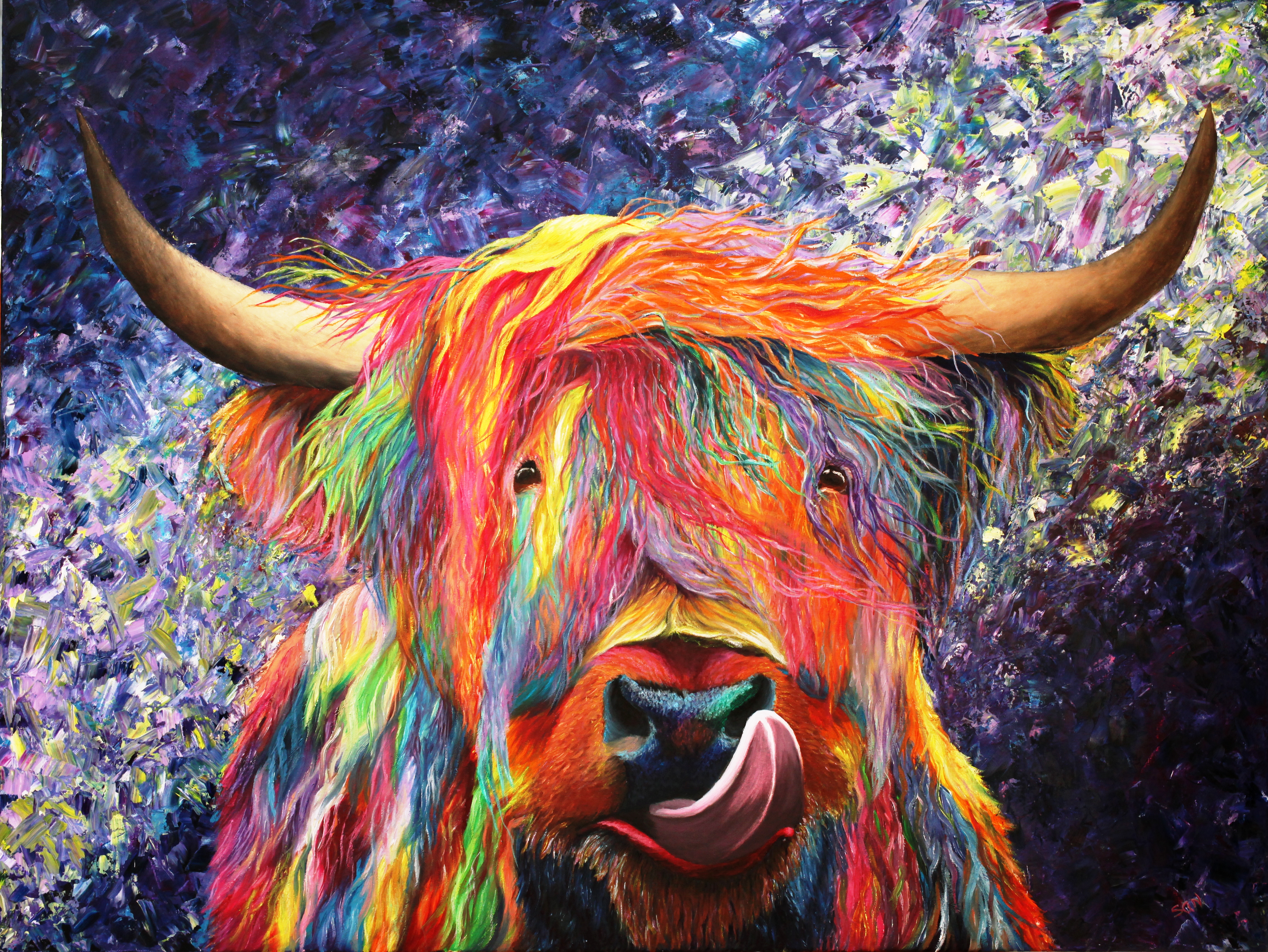 Susan Nicholson A highland Coo SAA