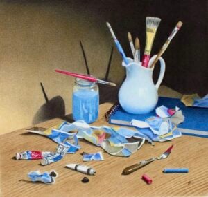 Still Life With Painting Disaster