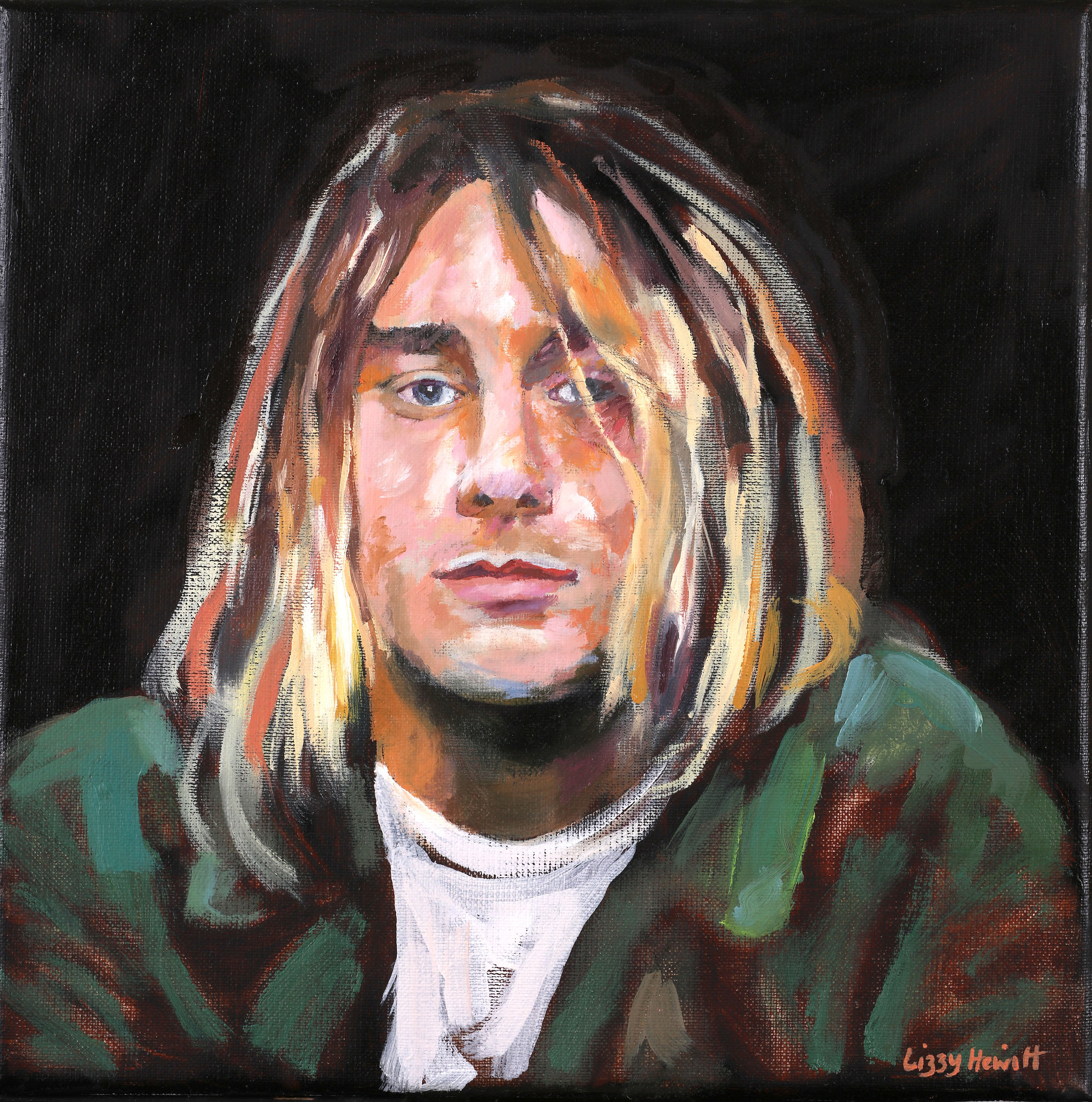 Elizabeth Hewitt Kurt Cobain Ii Portrait Saa