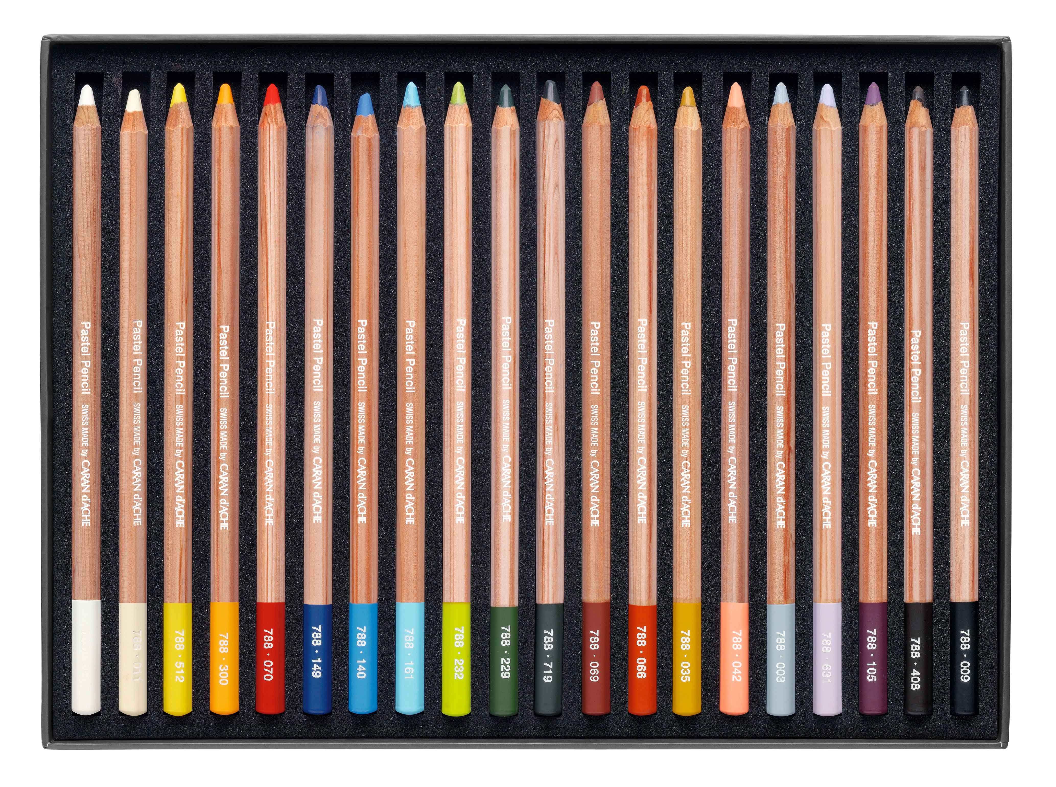 Caran d'Ache Pastel Coloured Pencils 40 Set
