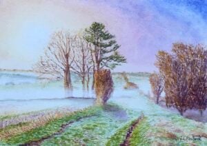 Misty Morning by The Four Barrows