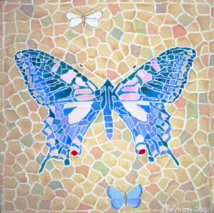 Mosaic swallowtail butterfly